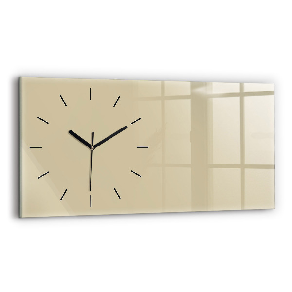 Reloj horizontal El color beige