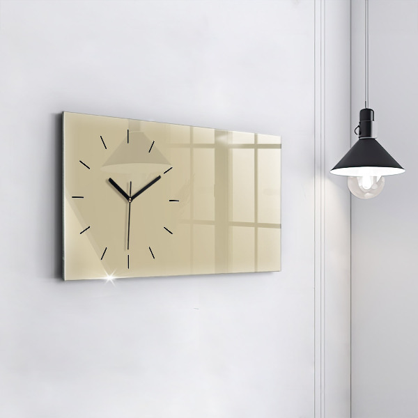 Reloj horizontal El color beige