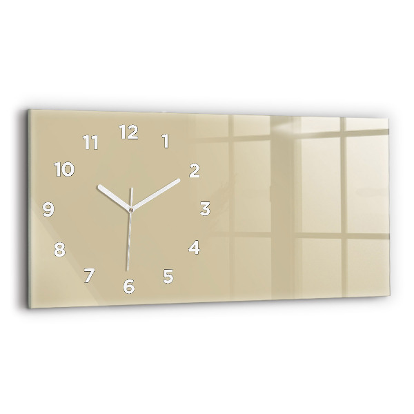 Reloj horizontal El color beige