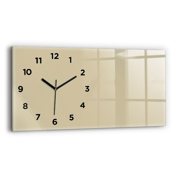 Reloj horizontal El color beige
