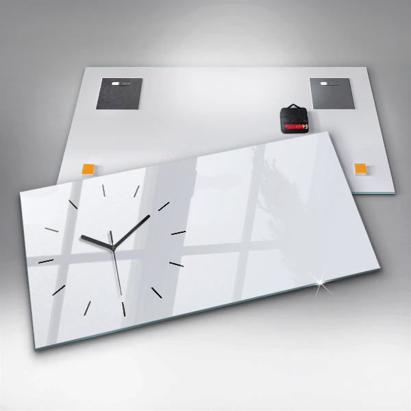 Reloj horizontal Color blanco oscuro