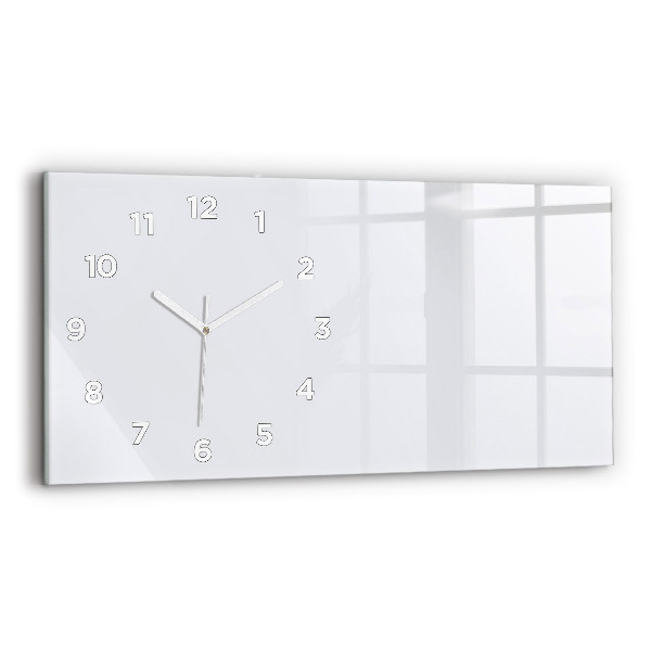 Reloj horizontal Color blanco oscuro