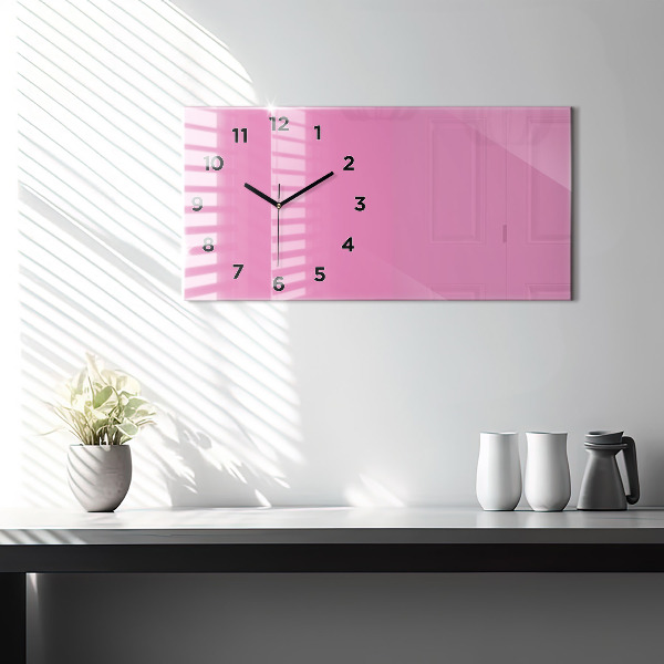 Reloj horizontal Color rosa