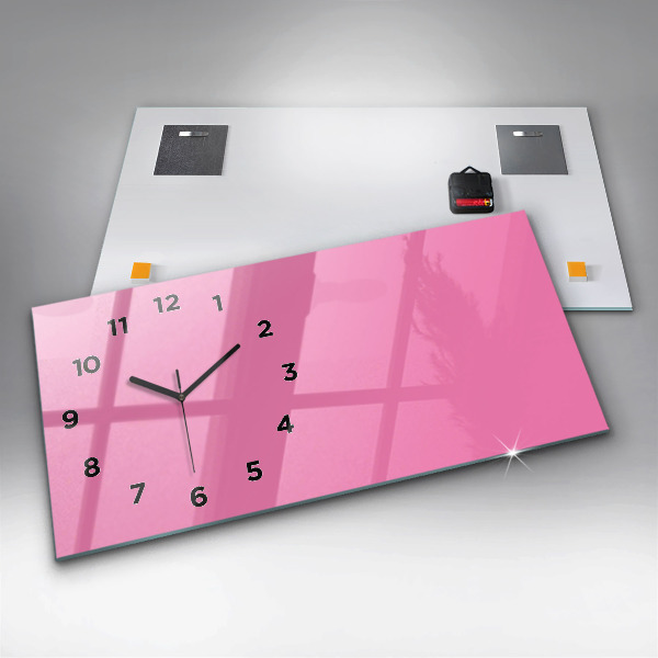 Reloj horizontal Color rosa