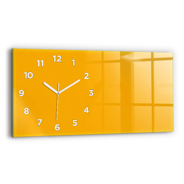 Reloj horizontal Color amarillo dorado