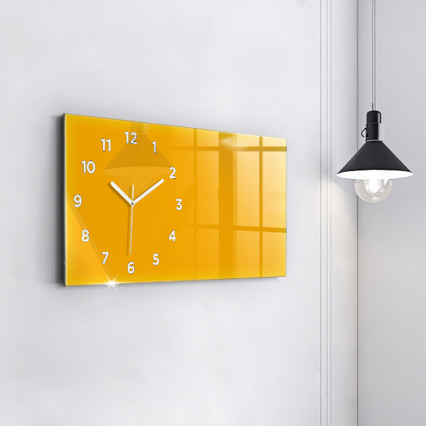 Reloj horizontal Color amarillo dorado