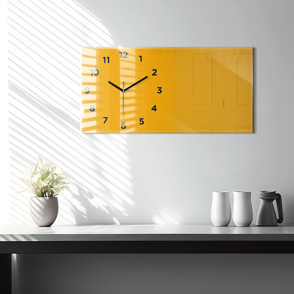 Reloj horizontal Color amarillo dorado
