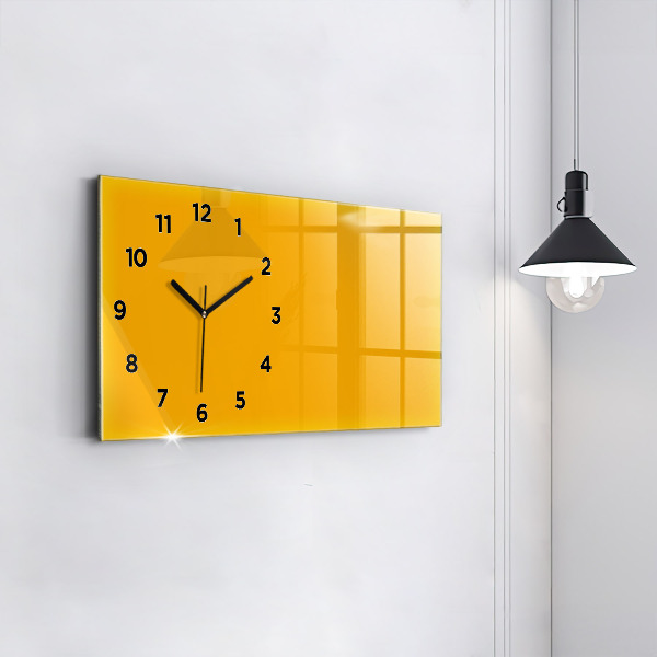 Reloj horizontal Color amarillo dorado