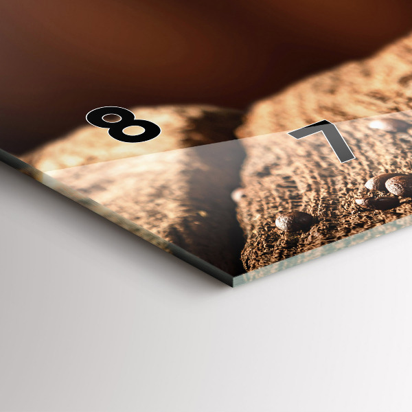 Reloj horizontal Taza de café