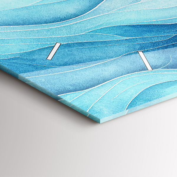 Reloj horizontal Nubes azules