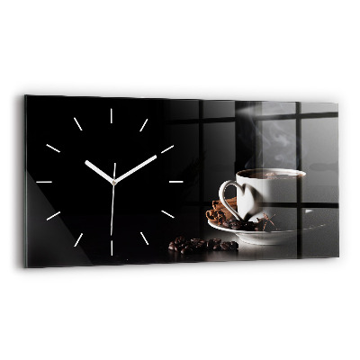 Reloj horizontal Taza de café