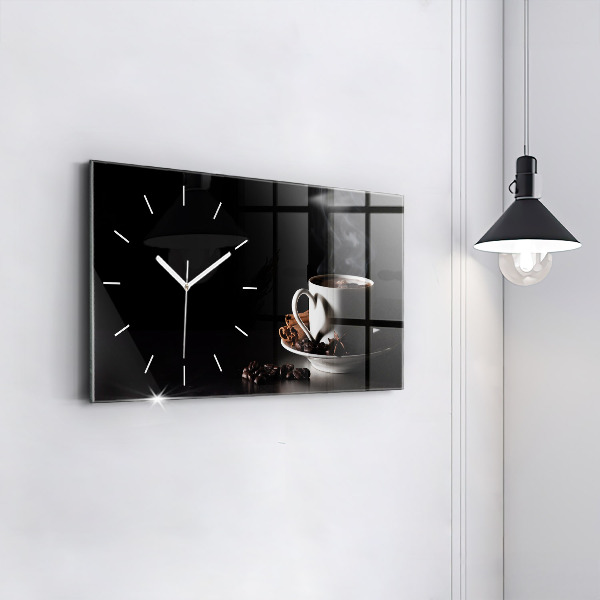 Reloj horizontal Taza de café
