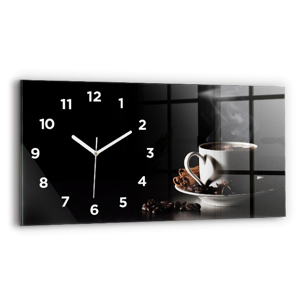 Reloj horizontal Taza de café
