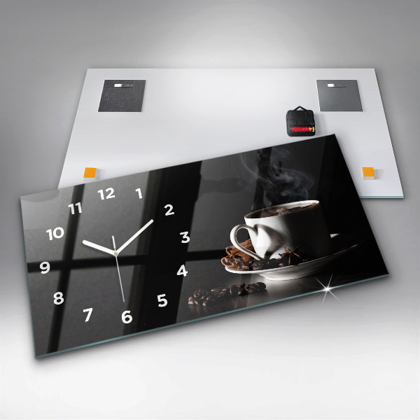 Reloj horizontal Taza de café