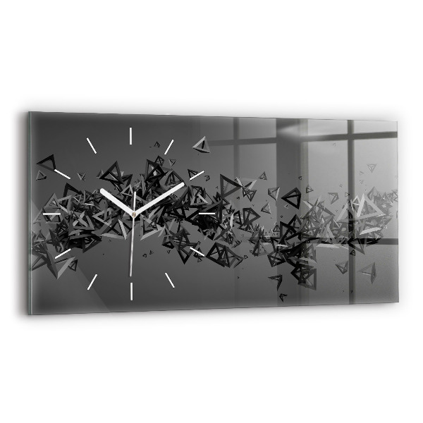 Reloj de cristal horizontal Abstracción