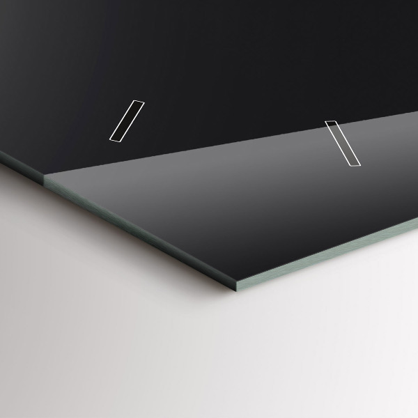 Reloj de cristal horizontal Fases de la luna