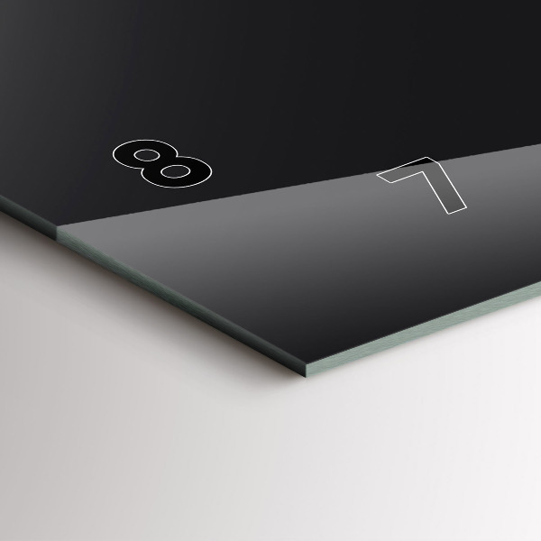 Reloj de cristal horizontal Fases de la luna