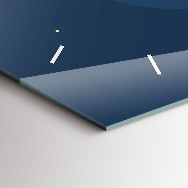 Reloj horizontal Olas azules