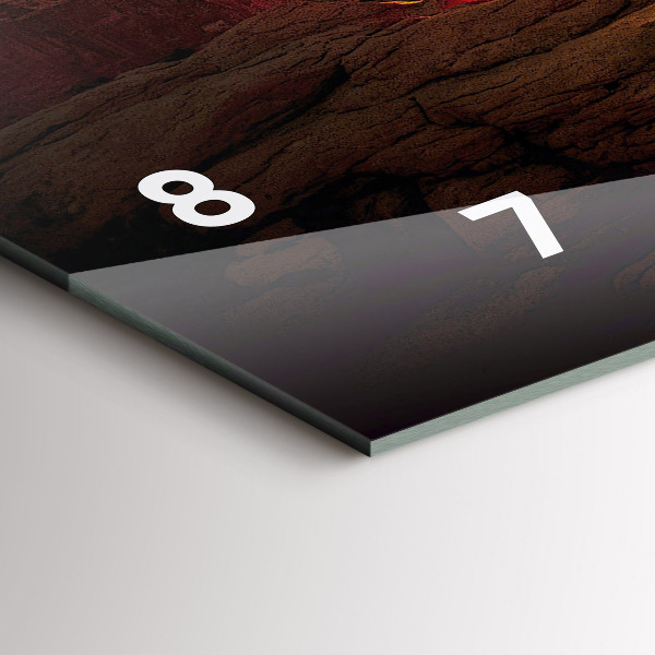 Reloj de cristal horizontal Gran Cañón Arizona