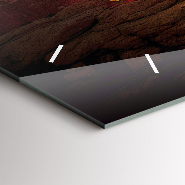 Reloj de cristal horizontal Gran Cañón Arizona