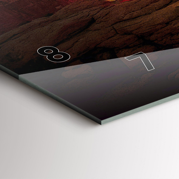 Reloj de cristal horizontal Gran Cañón Arizona