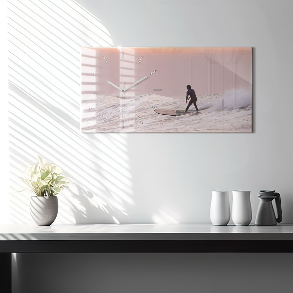 Reloj horizontal Surfista en Hawai