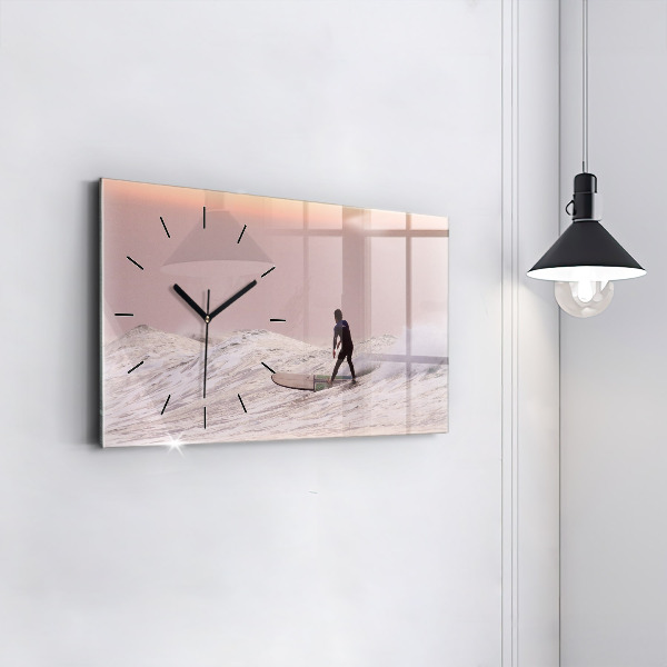 Reloj horizontal Surfista en Hawai
