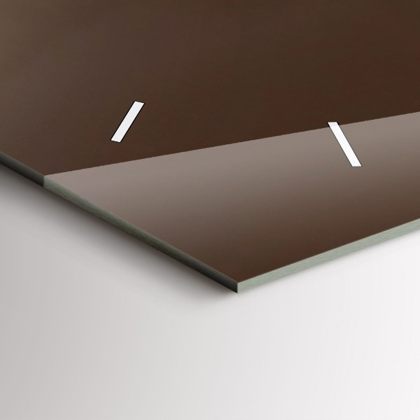 Reloj de cristal horizontal Quad en el desierto