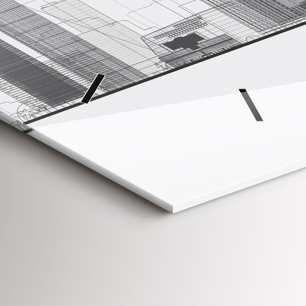 Reloj horizontal Horizonte de San Francisco