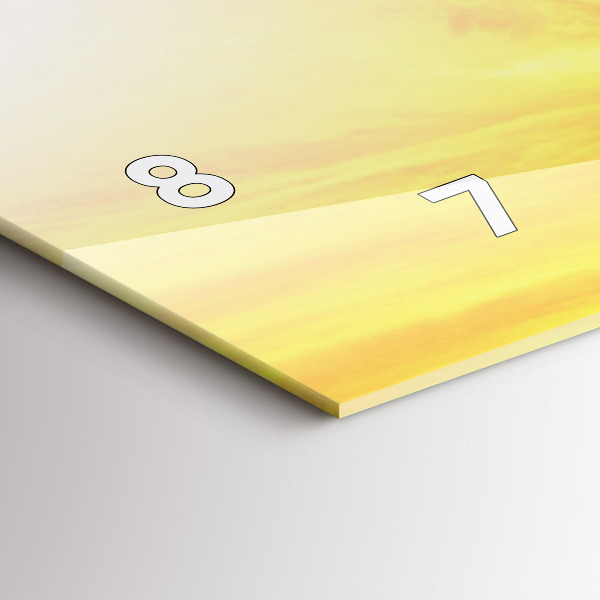 Reloj de cristal horizontal Torre Eiffel en París