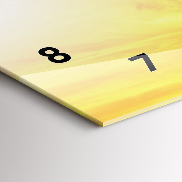 Reloj de cristal horizontal Torre Eiffel en París