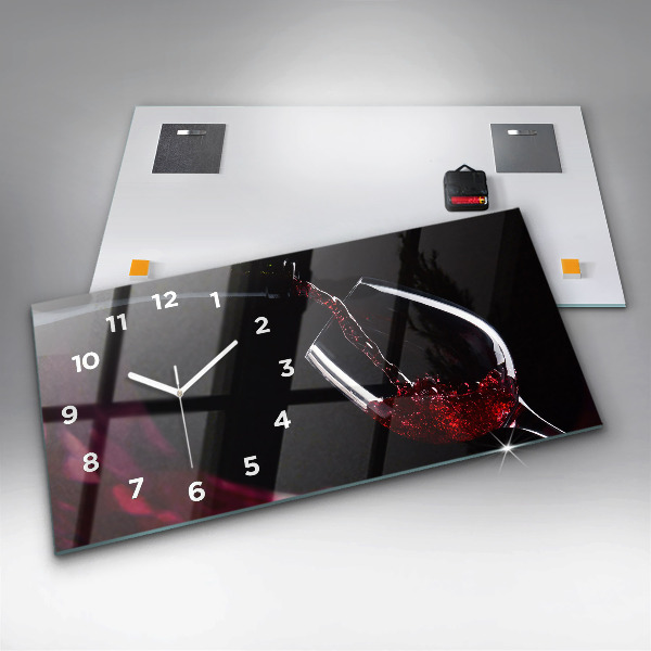 Reloj horizontal Vino
