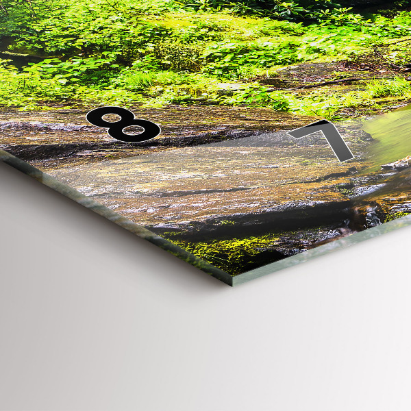 Reloj horizontal Bosque en cascada