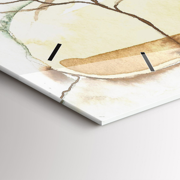 Reloj de cristal horizontal Retrato de mujer