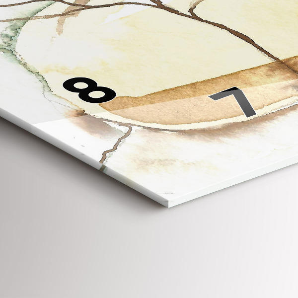 Reloj de cristal horizontal Retrato de mujer