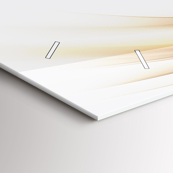 Reloj horizontal Abstracción dorada