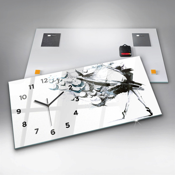Reloj horizontal Mujer bailando ballet