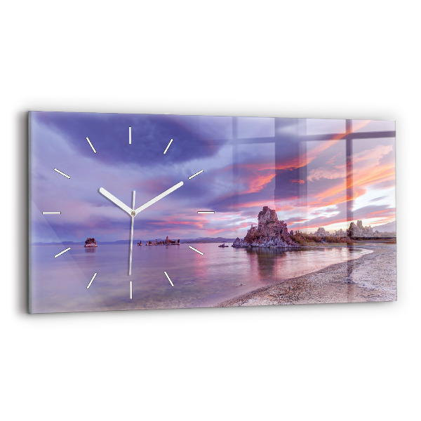 Reloj de cristal horizontal Amanecer California