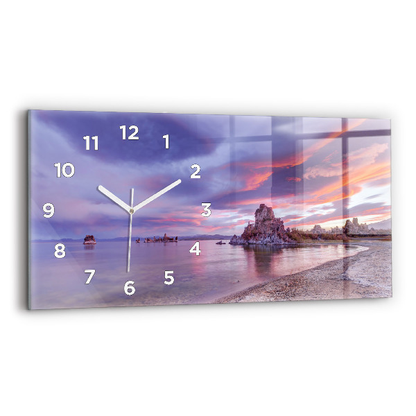 Reloj de cristal horizontal Amanecer California