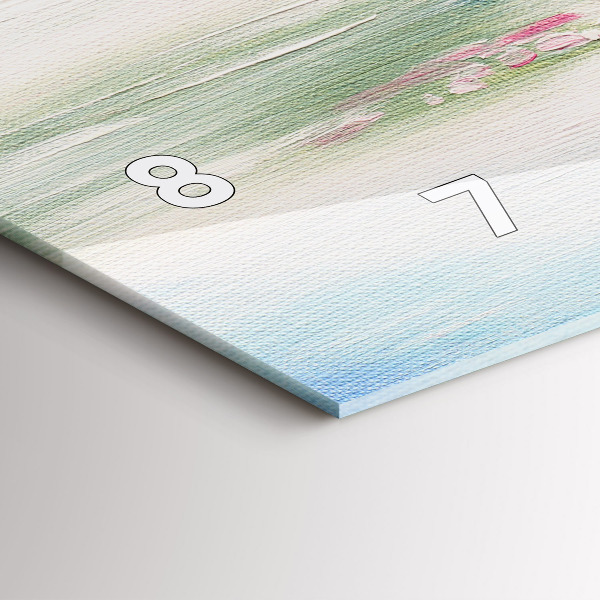 Reloj horizontal Mosaico de un árbol