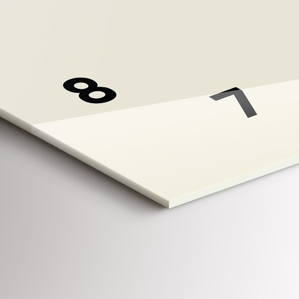 Reloj de cristal horizontal Hombre con barba y pipa