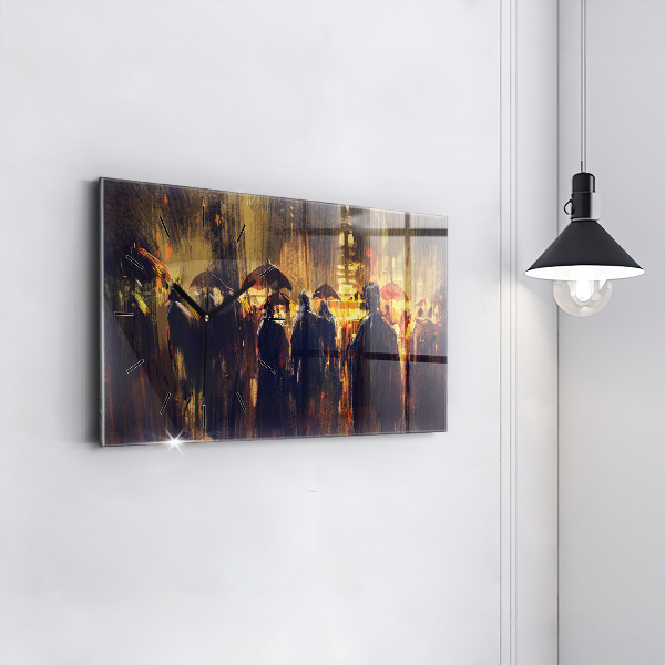 Reloj de cristal horizontal Impresionismo en el arte Mercado