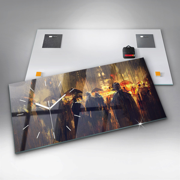 Reloj de cristal horizontal Impresionismo en el arte Mercado