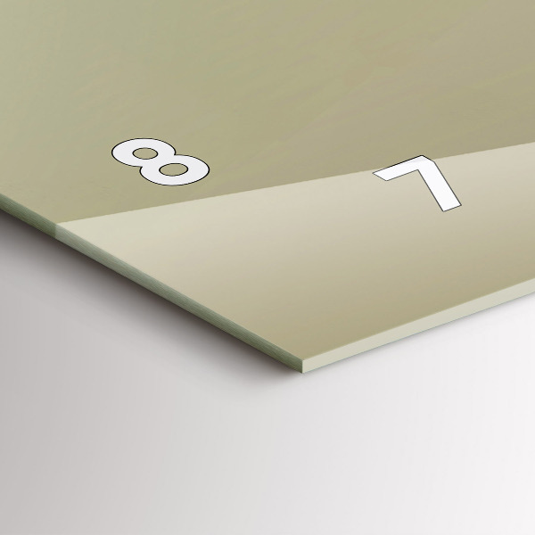 Reloj de cristal horizontal Alce gráfico