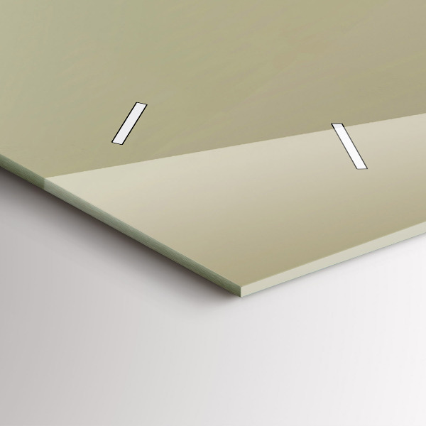 Reloj de cristal horizontal Alce gráfico