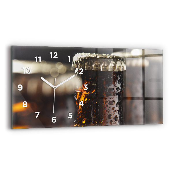 Reloj de cristal horizontal Botellas de cristal