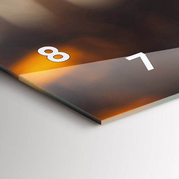 Reloj de cristal horizontal Botellas de cristal