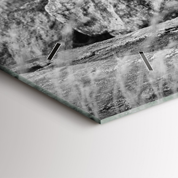 Reloj horizontal Abstracto - León