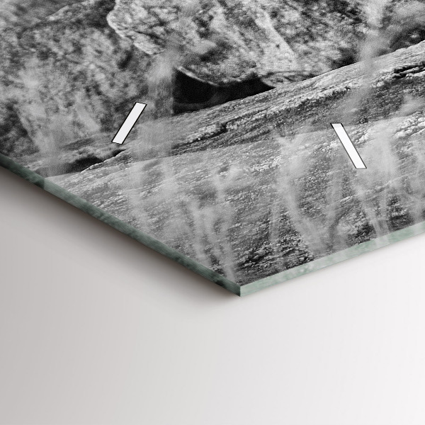 Reloj horizontal Abstracto - León