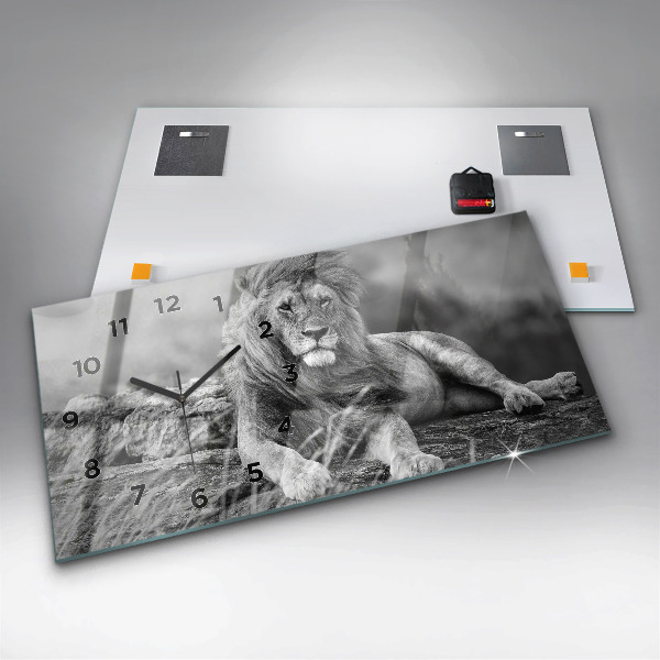 Reloj horizontal Abstracto - León